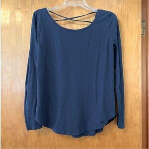 Hollister Must Have Collection Long Sleeve Criss Cross Back Size S